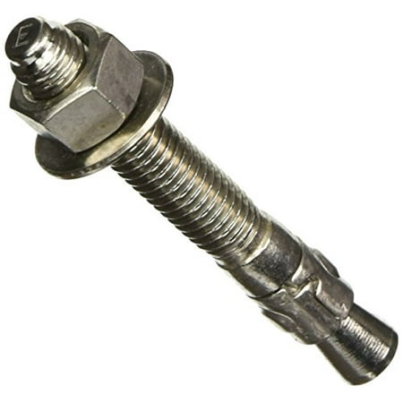 50 Per Box Powers Fastening Innovations 07313 Power-Stud 3/8-Inch by 3-Inch Type 304 Stainless Steel Wedge Expansion Anchor 50 Per Box Powers Fastening Innovations 07313 Power-Stud 3/8-Inch by 3-Inch Type 304 Stainless Steel Wedge Expansion Anchor